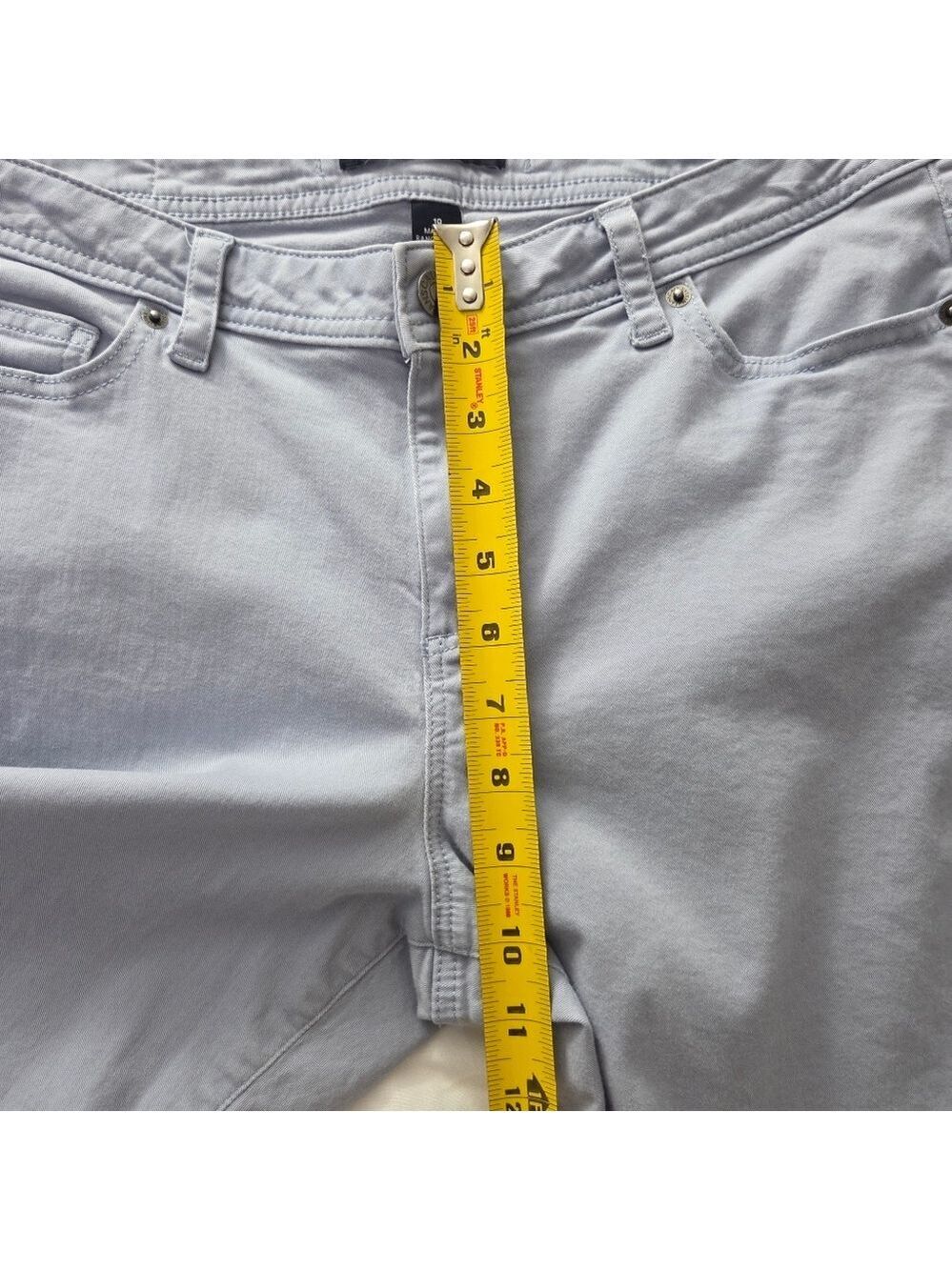 Calvin Klein Jeans Mid Rise Cropped Pastel Blue Jeans Size 10 - Picture 8 of 9